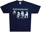 FLEETWOOD MAC - Hi Contrast Photo 03 Tour - Navy Blue T-shirt