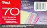 Mead Ruled Colored Index Cards, 3