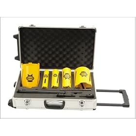 Faithfull 10 Piece Diamond Core Drill Kit + Case