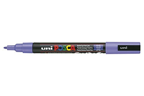 UNI-BALL POSCA MARKER PEN PC-3M - LILAC - SINGLE PEN