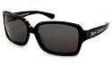Juicy Couture Heiress S Sunglasses, Shiny Black Frame/ Dark Grey Lenses