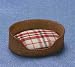 Search : Dollhouse Miniature Pet Bed with a Removable Pillow