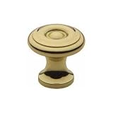 Baldwin 0465.151 1 Dia.Colonial Cabinet Knob, Antique Nickel