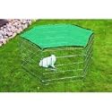 Trixie 6253 Freilaufgehege mit Netz, Kleintiere, verzinkt, 63 &times; 60 cm