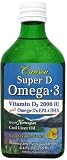 Carlson Labs Super D Omega-3 Natural Vitamin D, 8.4 Ounce Glass Bottle