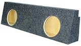 Audio Enhancers 10in Dual Driver Empty Enclosure Charcoal 06-08 Chevy/GMC 2500/3500 HD/Crew Cab