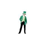4 Piece Lucky Guy Costume(GREEN,MED/LGE)