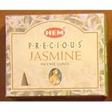 Precious Jasmine - Case of 12 Boxes, 10 Cones Each - HEM Incense From India