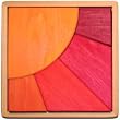 Handmade Wooden Bright Sun Puzzle