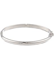 10k Gold 5mm Polished Dome Bangle Bracelet, 2 1/2"