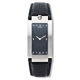 Movado - Movado Elliptica Stainless Rubber Strap Watch