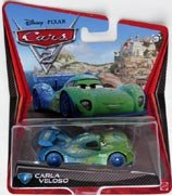 Disney Pixar Cars 2 Carla Veloso # 8 Diecast New 1:55