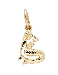 Rembrandt Charms Mermaid Charm, 10K Yellow Gold
