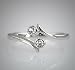 925 Sterling Silver Toe Ring CZ