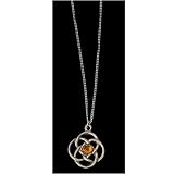 Jewelled Celtic Knot English Pewter Necklace