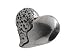 Zable(tm) Sterling Silver Heart-Broken Bead / Charm