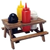 Picnic Table Condiment Set
