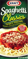 Kraft Tangy Italian Spag Dinner Kit 8 oz - 8 Unit Pack