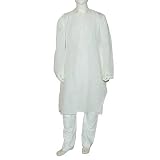 Indian Clothing Cotton Embroidered Kurta Pajama Size L Chest :44 (chgkp072)