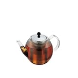 Bodum Shin Cha 17-Ounce Glass Tea Press with Stainless-Steel Filter