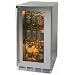Perlick Signature Series: HP15RS4R 15'' All-Refrigerator with 2 Full-Extension Shelves, Whisper Quiet Compressor, Mechanical Control and Glass Door: Requires Custom Panel/Right Hinge