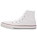 Converse Chuck Taylor All Star Canvas High Top Sneaker, optical white, 1.5 M US Little Kid