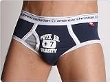Andrew Christian Phys Ed Brief Navy