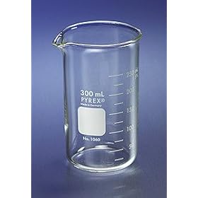 PYREX Berzelius Tall Form 400mL Beaker Graduated Ea: Industrial &amp; Scientific