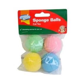 Armitage Gg Sport Ball Pack Fun Sponge Cat Toys