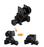 AR15 Tactical Flip Up Rear Sight