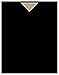 50 Dark Black Smooth Card/Cover Sheets - 11