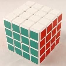 Shengshou 4x4x4 Matting Speed Cube Puzzle White