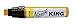 Nissen 50120 King Feltip Paint Marker, Yellow