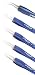 Techni-Tool Tweezer Set Ergonomic, 5 Pc, ESD Cush Hdls