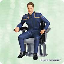STAR TREK - CAPT ARCHER 2003 Hallmark Ornament QXI8349