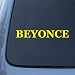 BEYONCE - Vinyl Car Decal Sticker #A1583 | Vinyl Color: Yellow Image