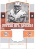 2004 Upper Deck Legends Future Legends Jersey #FLKJ Kevin Jones - Detroit Lions (Rookie Insert - Piece of Authentic Jersey)(Football Cards)