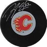Daymond Langkow Autographed/Hand Signed Puck