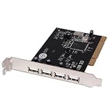 Adaptec AUA-4000C 4-Port USB 2.0 PCI Controller Card