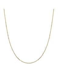 Yellow Gold 20in Sparkle Chain Necklace