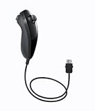 Memwah Wii Nunchuk Nunchuck Black Remote Controller Add-on for Nintendo Wii