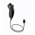 Memwah Wii Nunchuk Nunchuck Black Remote Controller Add-on for Nintendo Wii