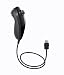 Memwah Wii Nunchuk Nunchuck Black Remote Controller Add-on for Nintendo Wii