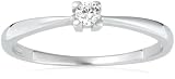 Bella Donna Damen-Ring 585 Weigold 1 Brillant 012 Carat 630239 