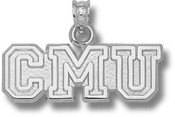 Central Michigan Chippewas CMU Pendant - Sterling Silver Jewelry