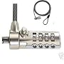 Notebook Computer Keyless 4 Digit Combination Lock and Steel Security Cable for PC