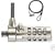Notebook Computer Keyless 4 Digit Combination Lock and Steel Security Cable for PC