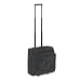 Kantek Products - Kantek - Dual-Side Rolling Computer/Overnight Case, Nylon, 15-1/2 x 10 x 15, Black - Sold As 1 Each - Dual-SideTM laptop compartment accessible from right and left side. - Removable padded computer sleeve protects notebook. - Features file organizer, multifunctional pockets and accessory case. - Meets airline carry-on regulations. - Retractable, high-grade aluminum tubing handle extends up to 42 high.