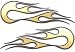 Old School Style Flames in Gold