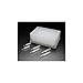 JG Finneran 1.2mL Glass Round Bottom Vials, 8x46mm, for 96 Deep Square Well Plates Qty (100) - JGF